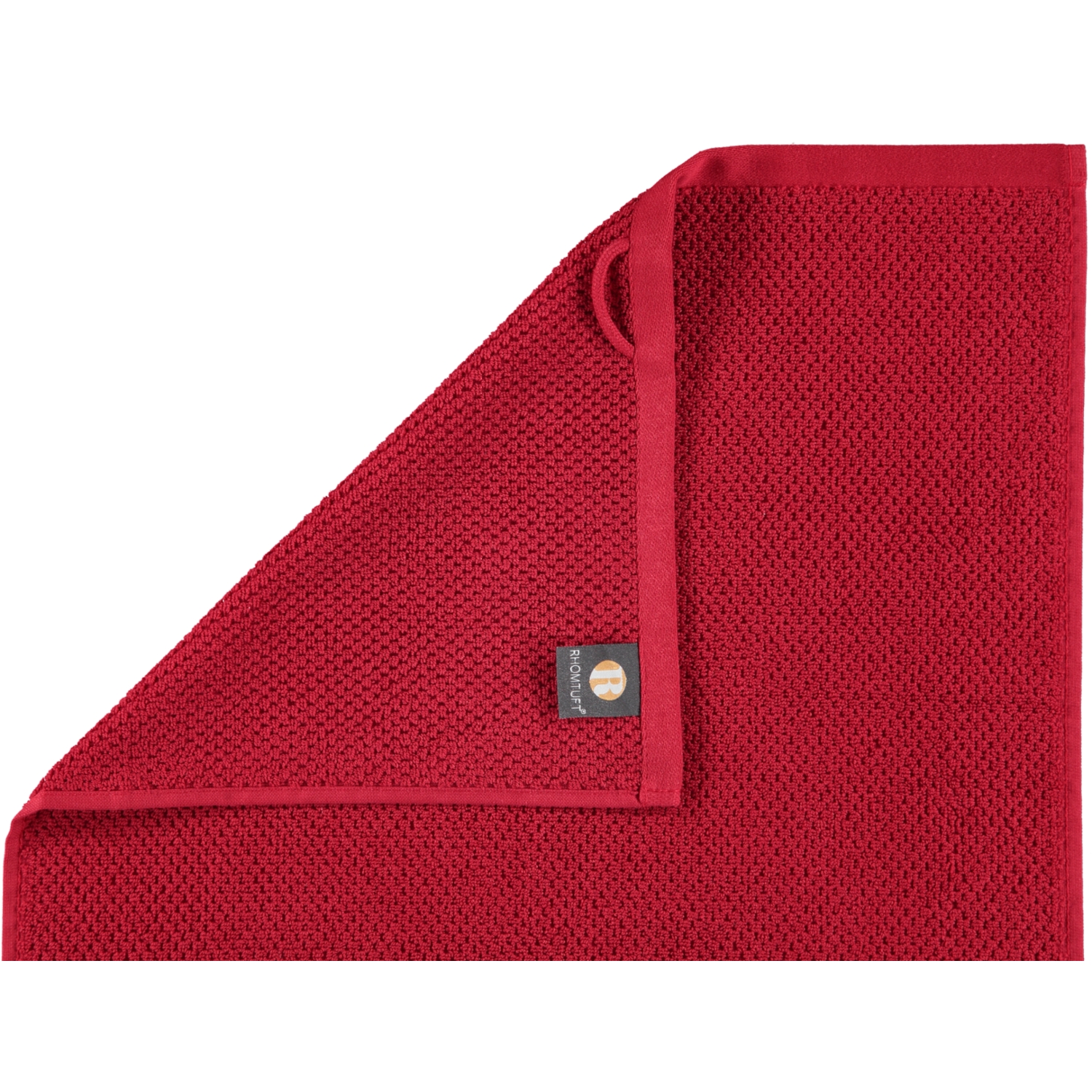 Rhomtuft - Handtücher Baronesse - Farbe: cardinal - 349 - Seiflappen 30x30 cm