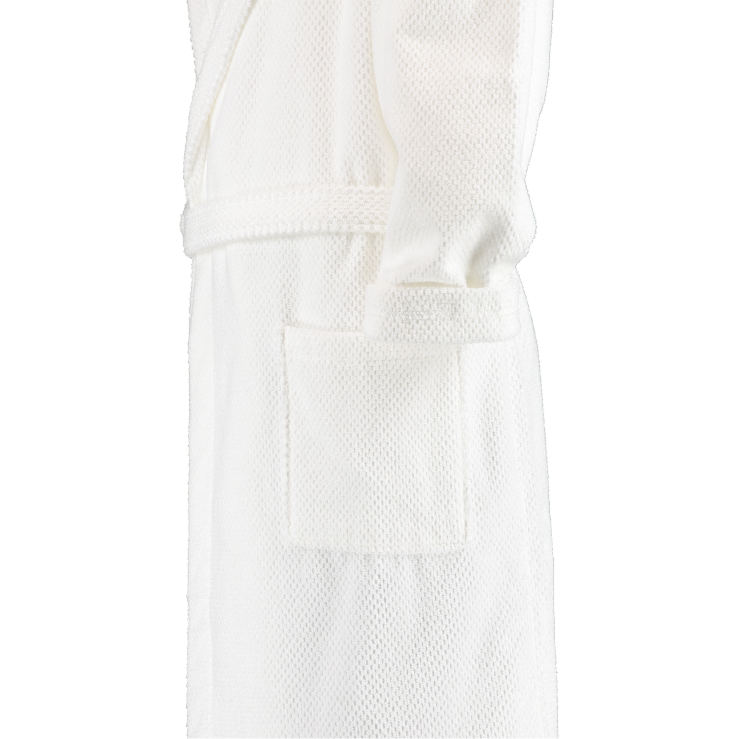 Rhomtuft RHOMTUFT Bademäntel unisex Kapuze Baronesse weiß - 01