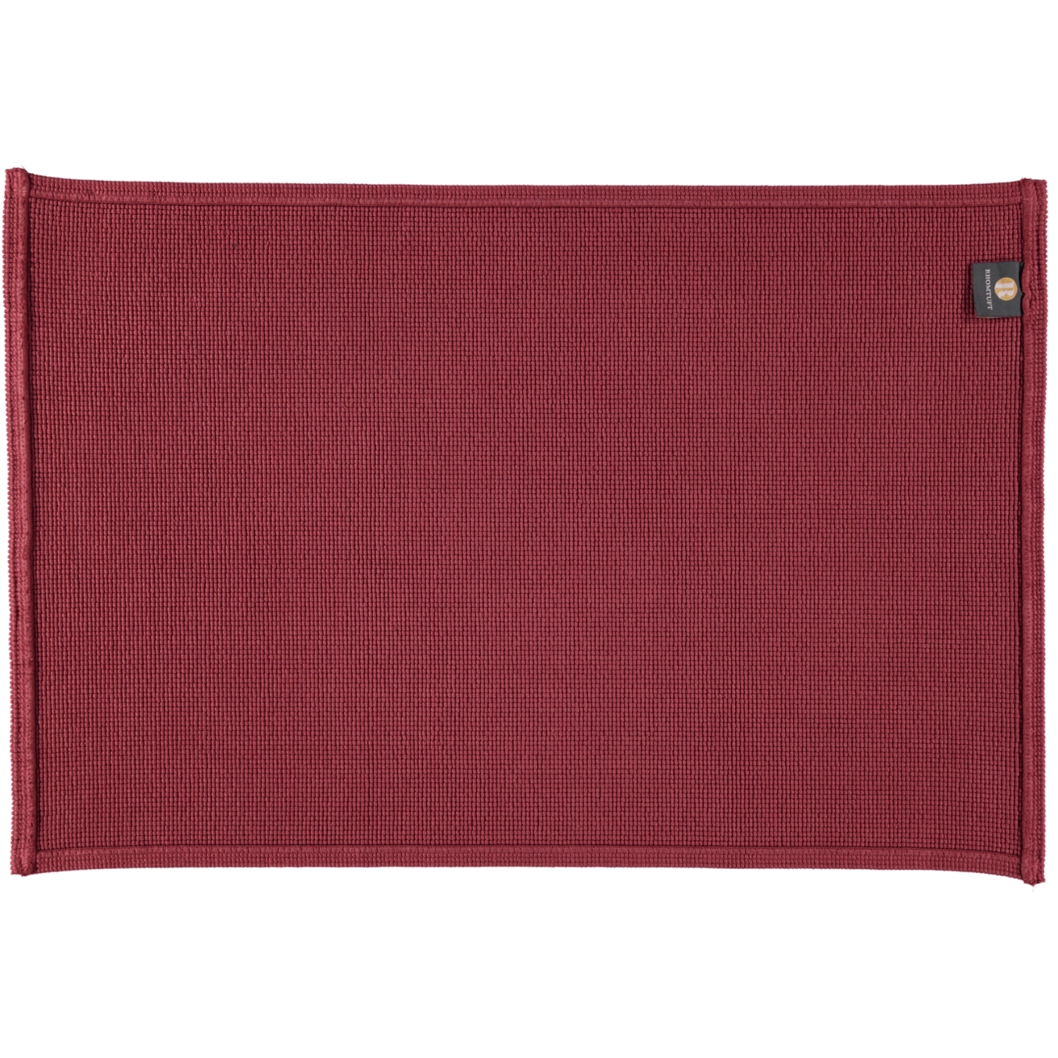 Rhomtuft - Badteppiche Plain - Farbe: marsala - 391 - 60x90 cm