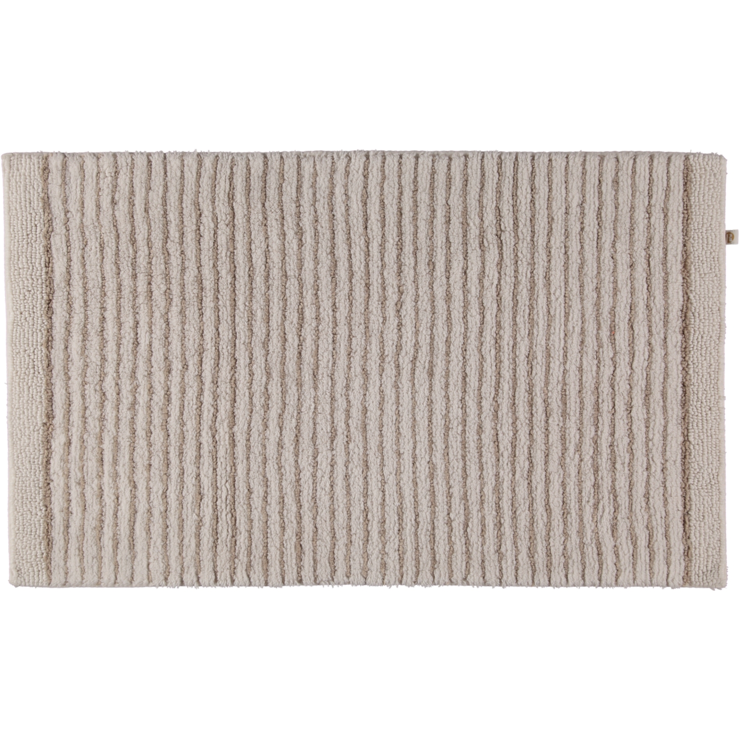 Rhomtuft - Badteppich Lin - Farbe: weiss-natur - 1462 - 60x100 cm