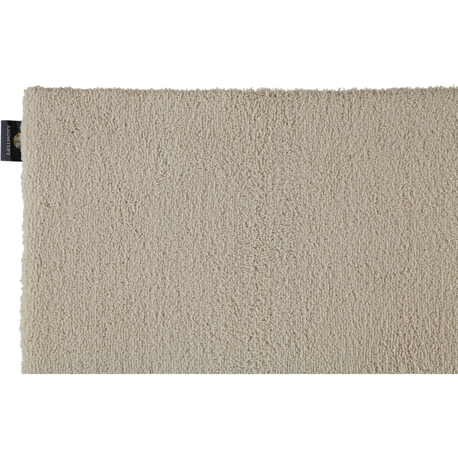 Rhomtuft - Badteppiche Square - Farbe: stone - 320 - Deckelbezug 45x50 cm