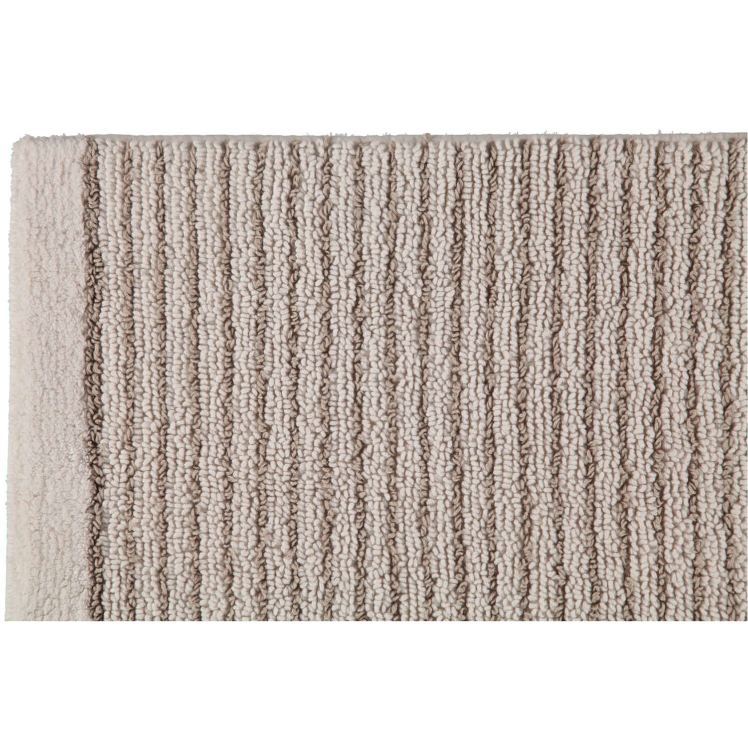 Rhomtuft - Badteppich Lin - Farbe: weiss-natur - 1462 - 60x100 cm
