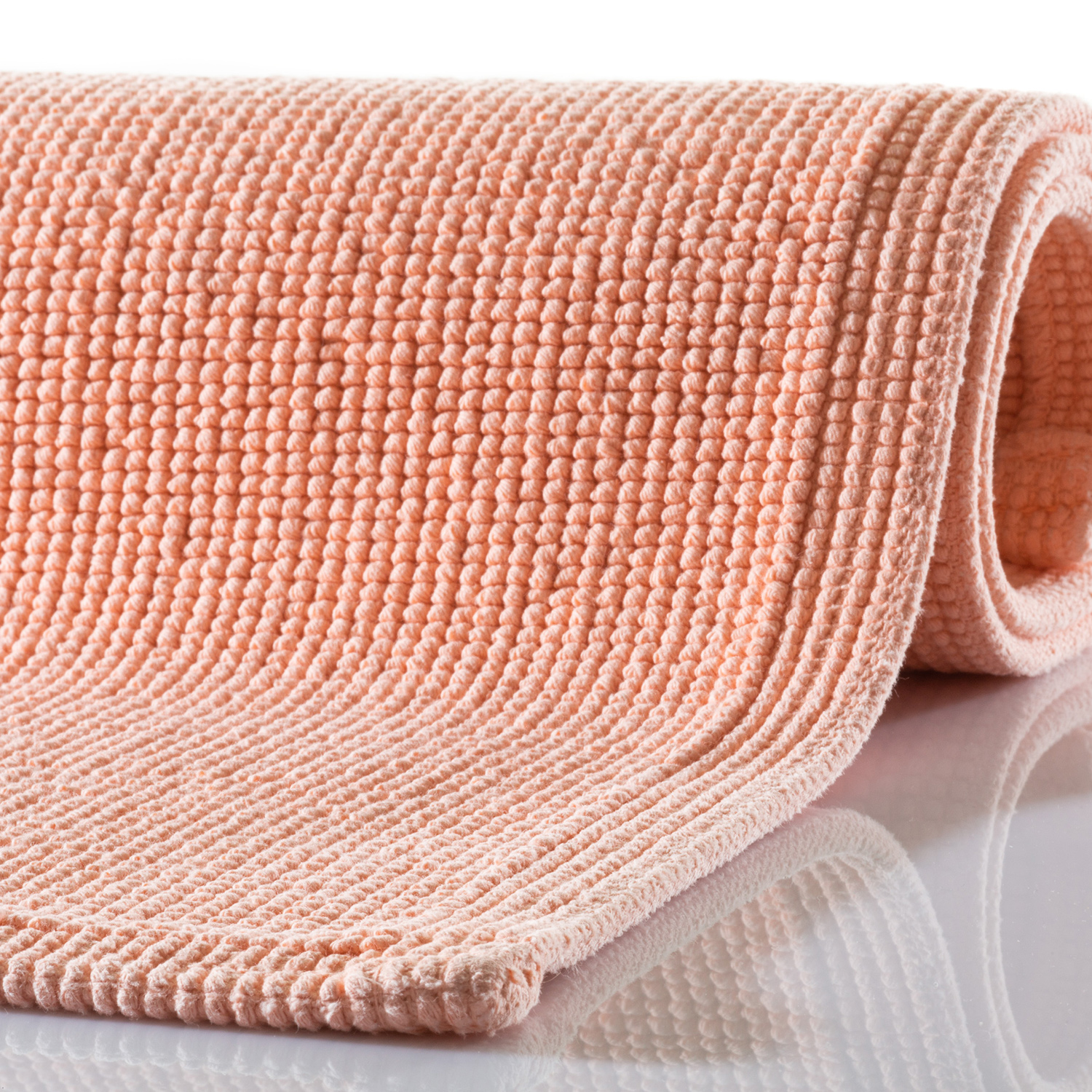 Rhomtuft - Badematte Plain - Farbe: peach - 405 - 70x120 cm