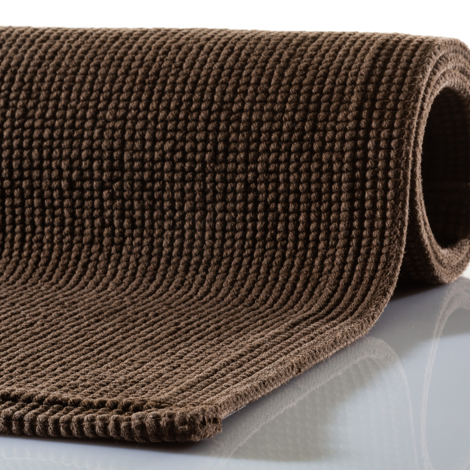Rhomtuft - Badematte Plain - Farbe: mocca - 406 - 60x90 cm