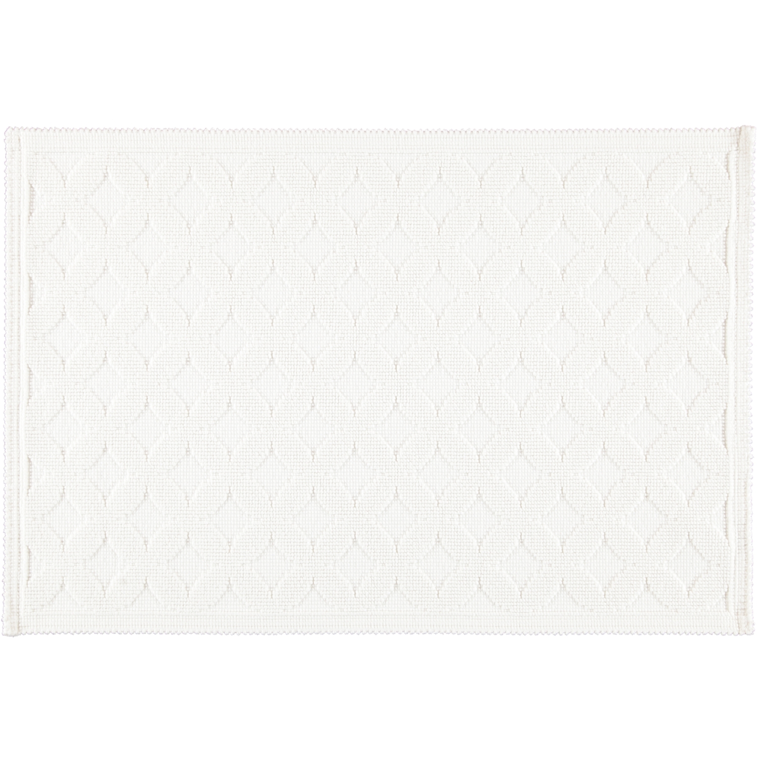 Rhomtuft - Badematte Seaside - Farbe: weiß - 01 - 60x90 cm