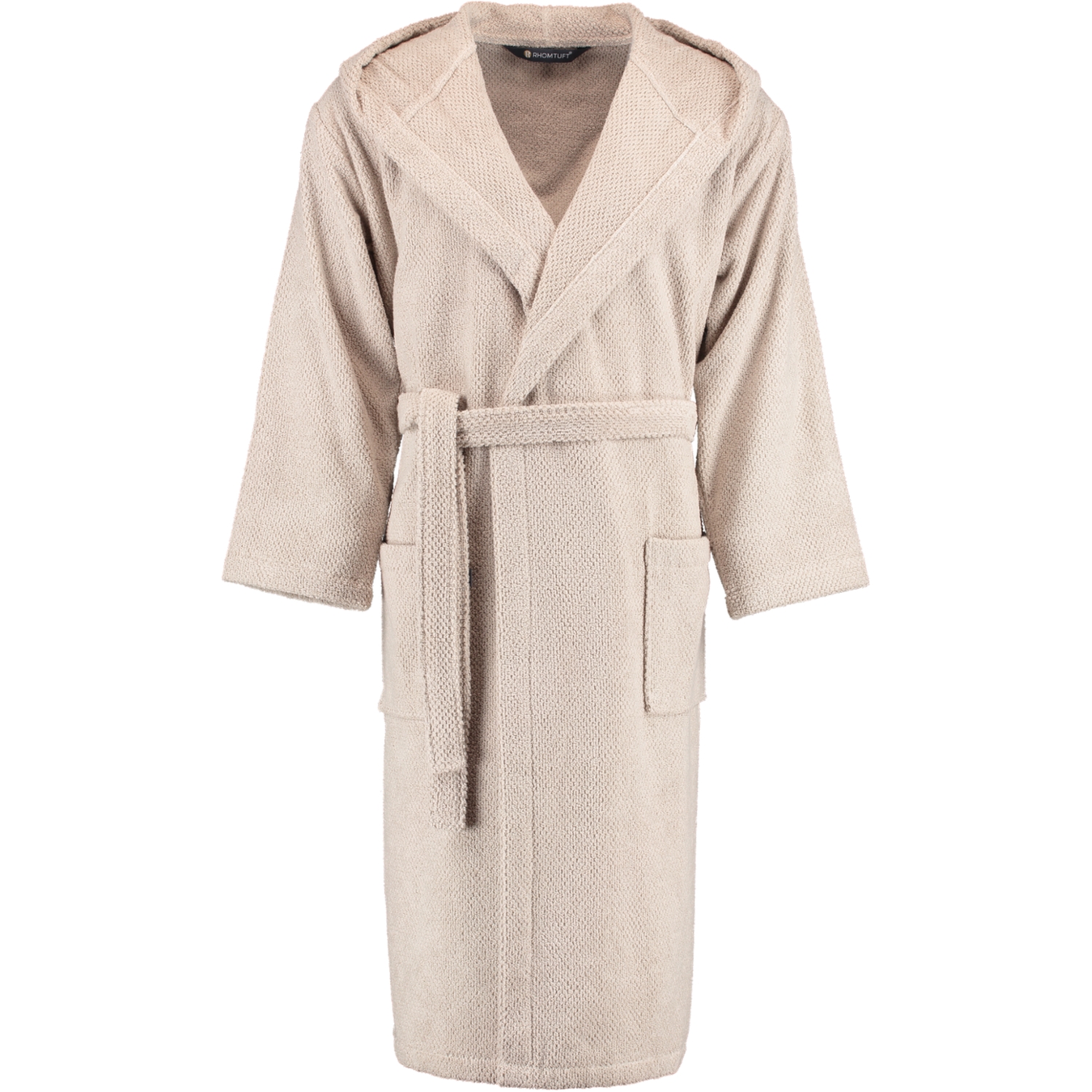 Rhomtuft RHOMTUFT Bademäntel unisex Kapuze Baronesse stone - 320