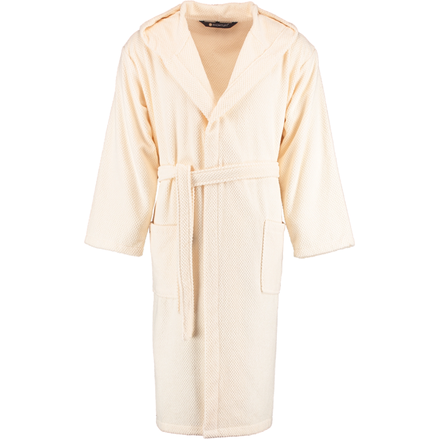 Rhomtuft RHOMTUFT Bademäntel unisex Kapuze Baronesse natur-jasmin - 20