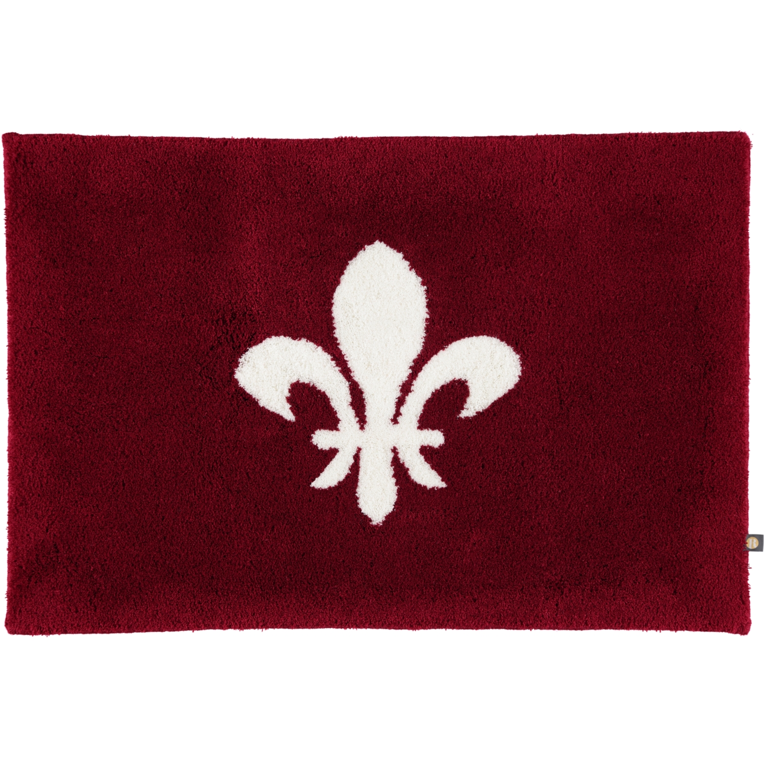 Rhomtuft RHOMTUFT Badteppiche Lilie bordeaux-ecru - 1372