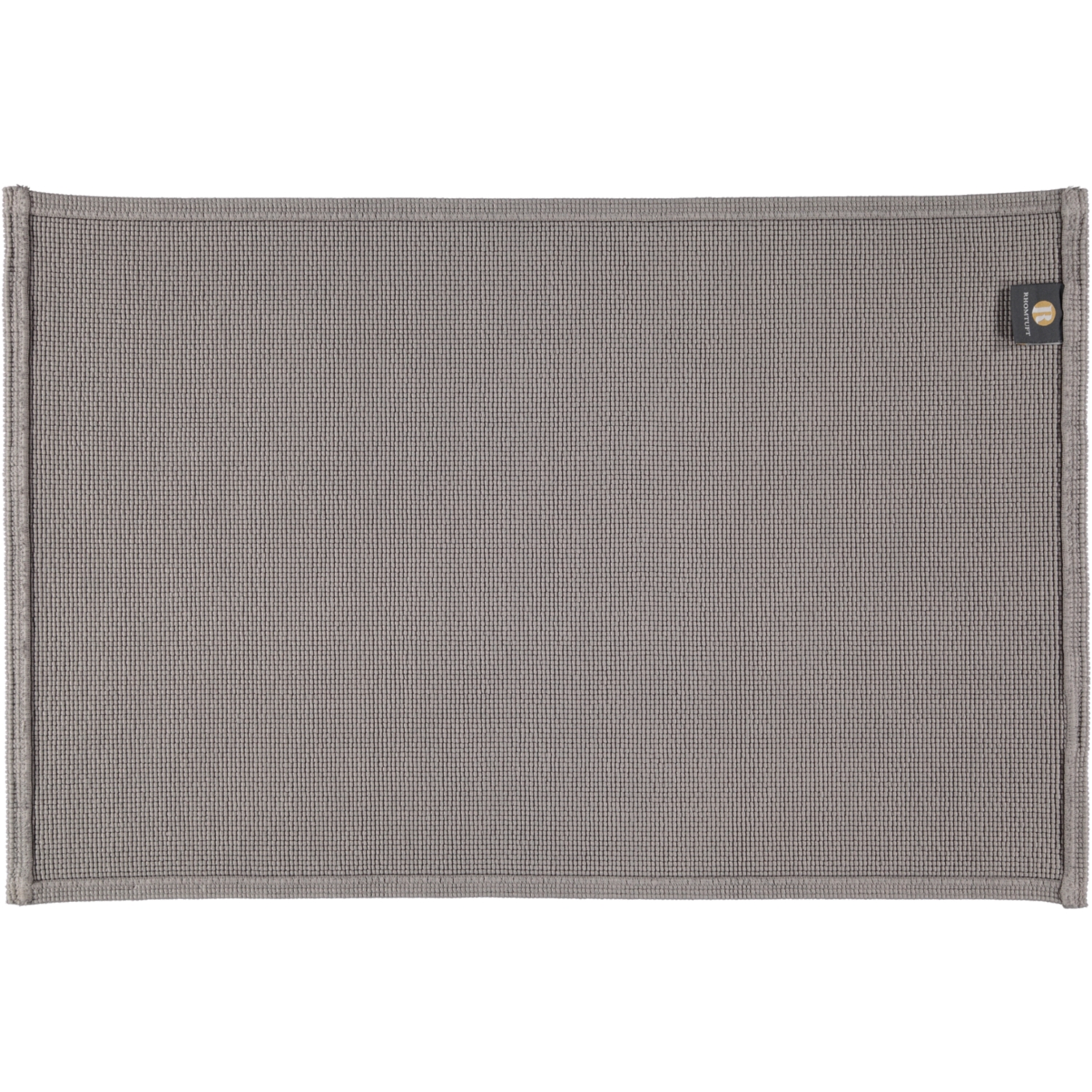 Rhomtuft - Badteppiche Plain - Farbe: kiesel - 85 - 60x90 cm