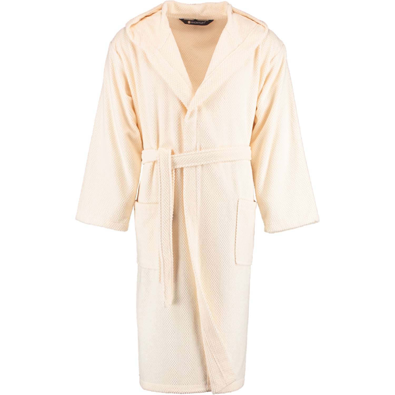 Rhomtuft - Bademantel Baronesse unisex - Farbe: natur-jasmin - 20 - XL