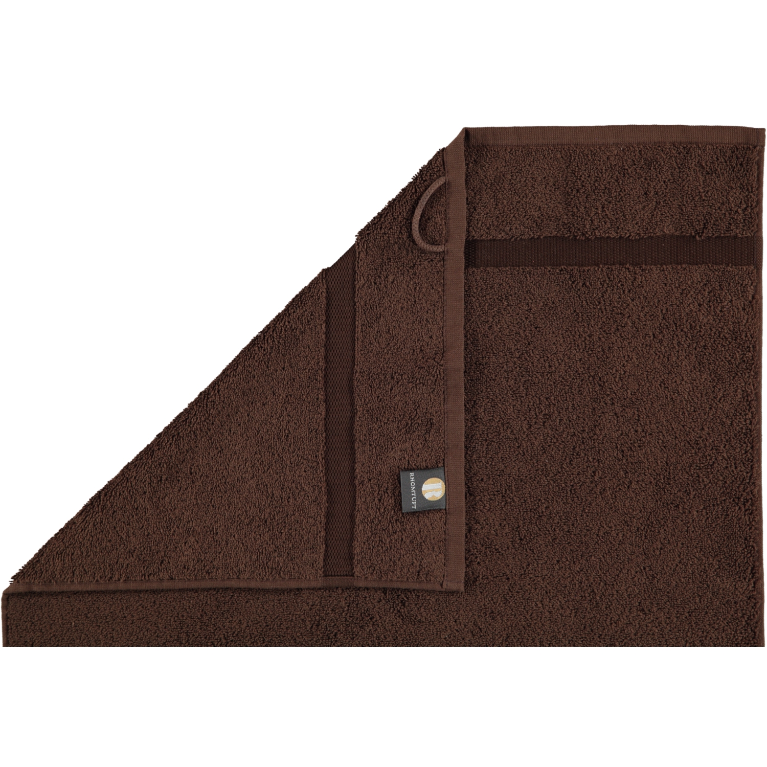 Rhomtuft - Handtücher Princess - Farbe: mocca - 406 - Waschhandschuh 16x22 cm
