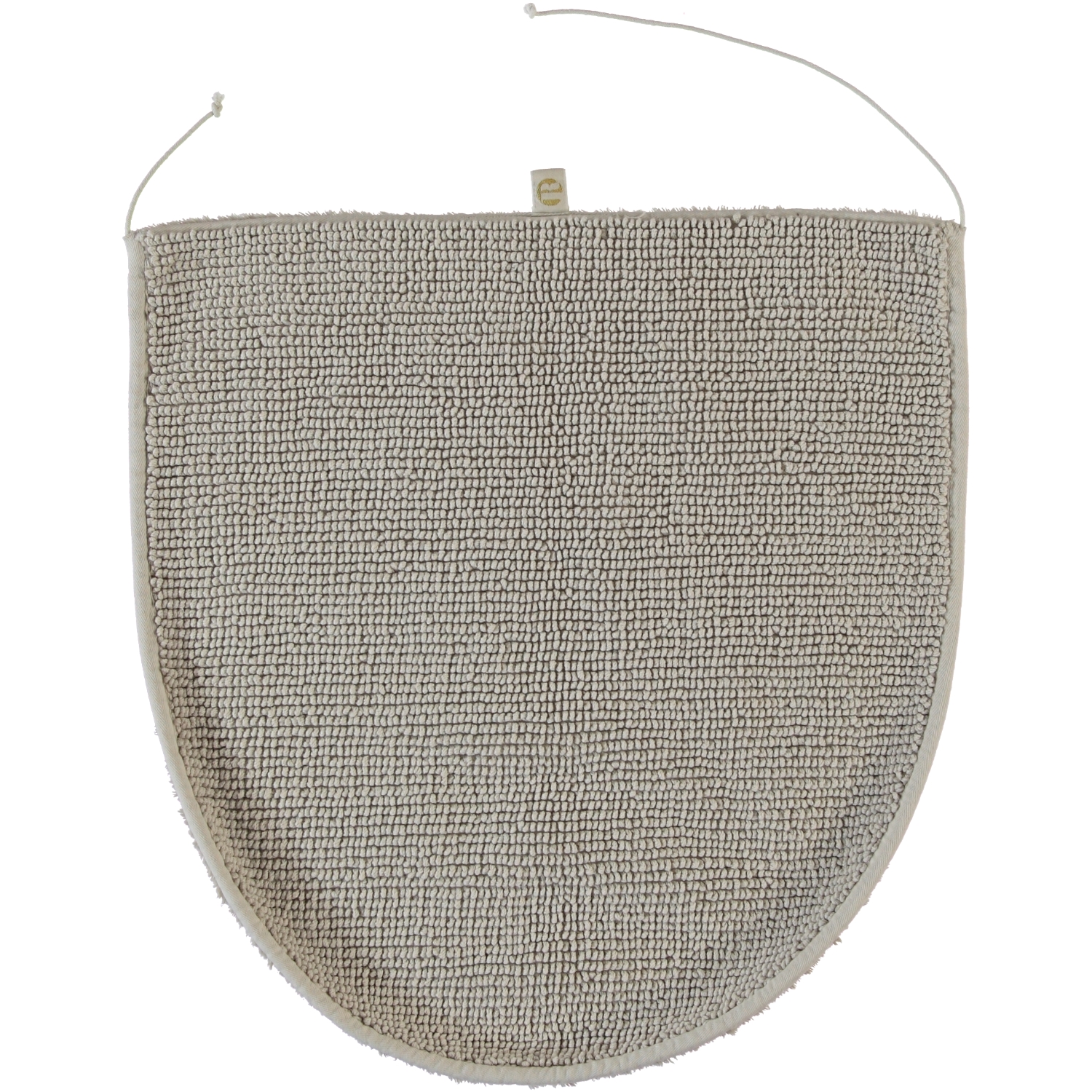 Rhomtuft - Badteppiche Prestige - Farbe: stone - 320 - Deckelbezug 45x50 cm