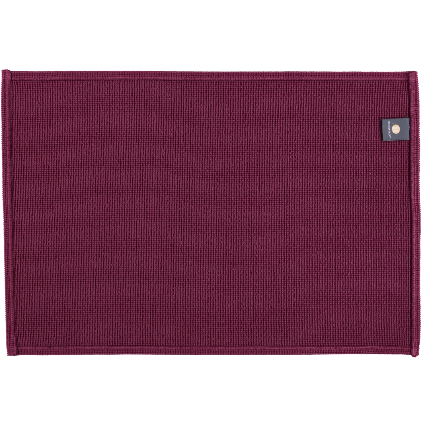 Rhomtuft - Badematte Plain - Farbe: berry - 237 - 60x90 cm