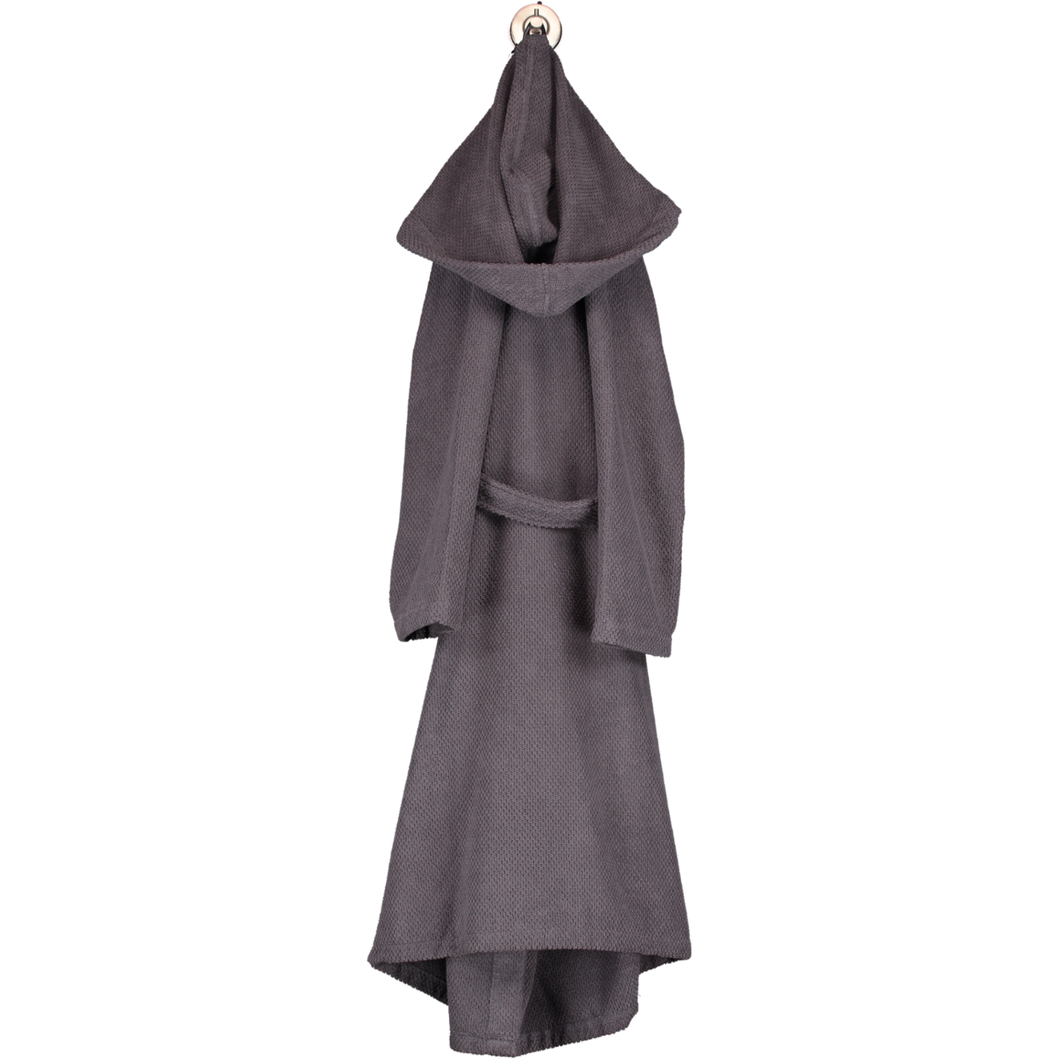 Rhomtuft RHOMTUFT Bademäntel unisex Kapuze Baronesse zinn - 02