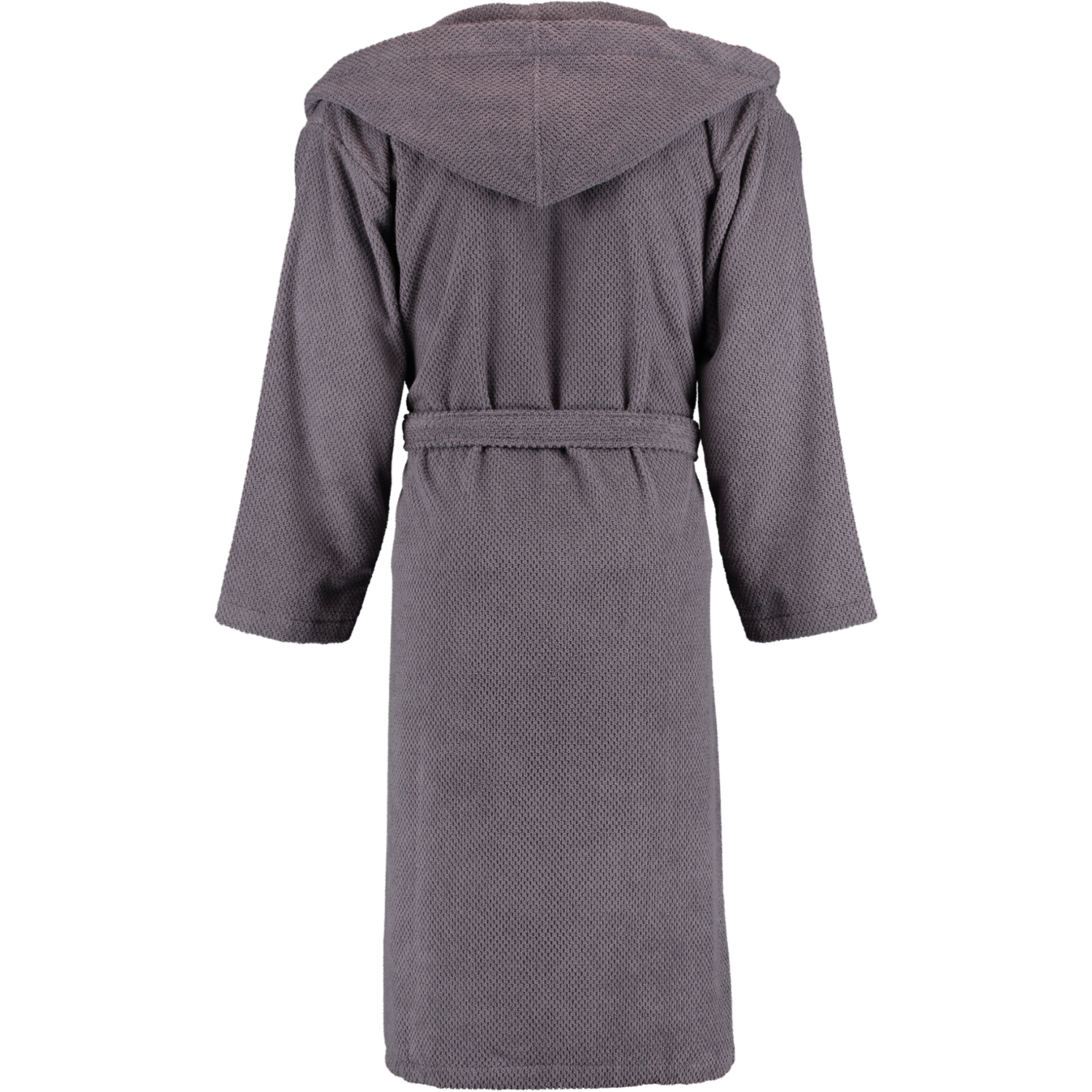 Rhomtuft RHOMTUFT Bademäntel unisex Kapuze Baronesse zinn - 02
