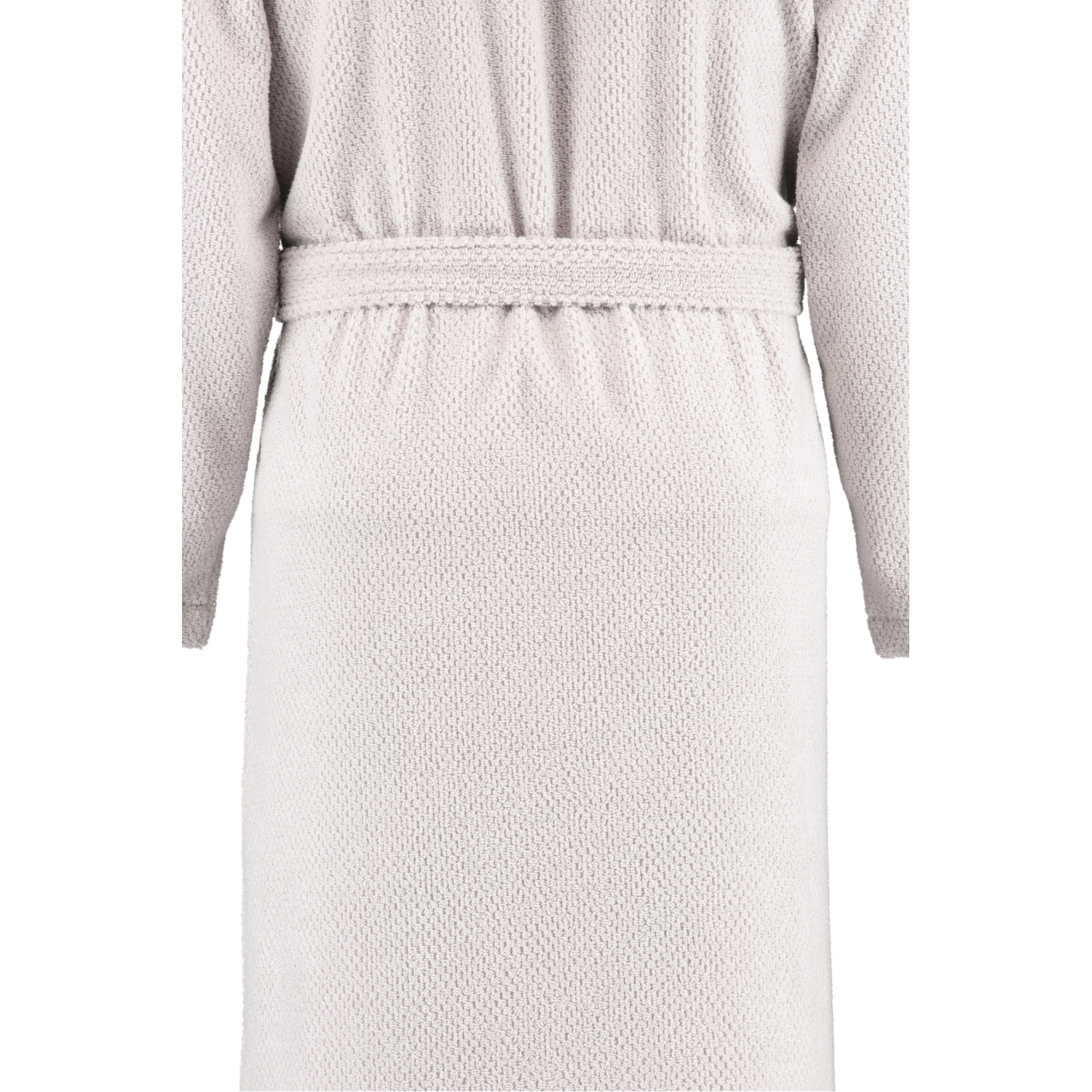 Rhomtuft - Bademantel Baronesse unisex - Farbe: perlgrau - 11 - L