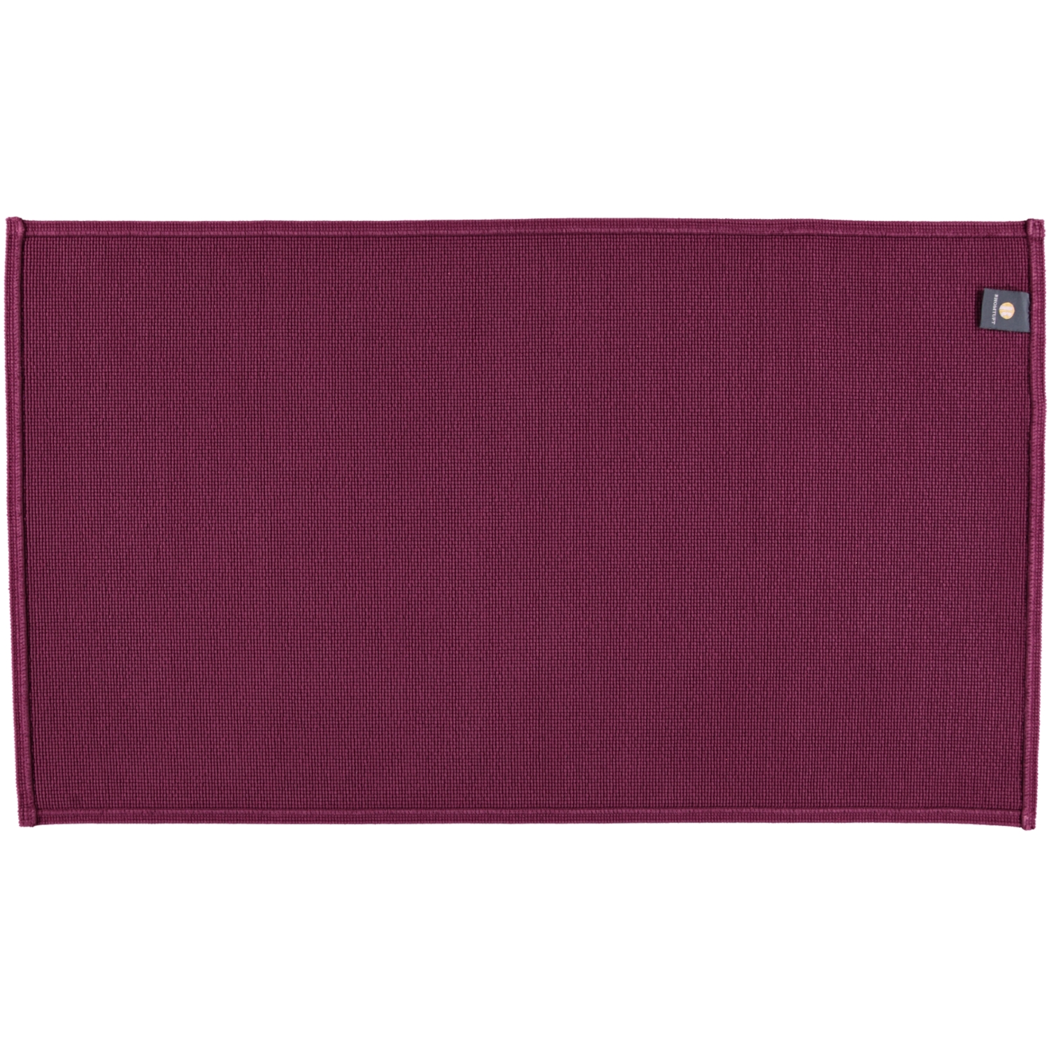 Rhomtuft - Badematte Plain - Farbe: berry - 237 - 70x120 cm
