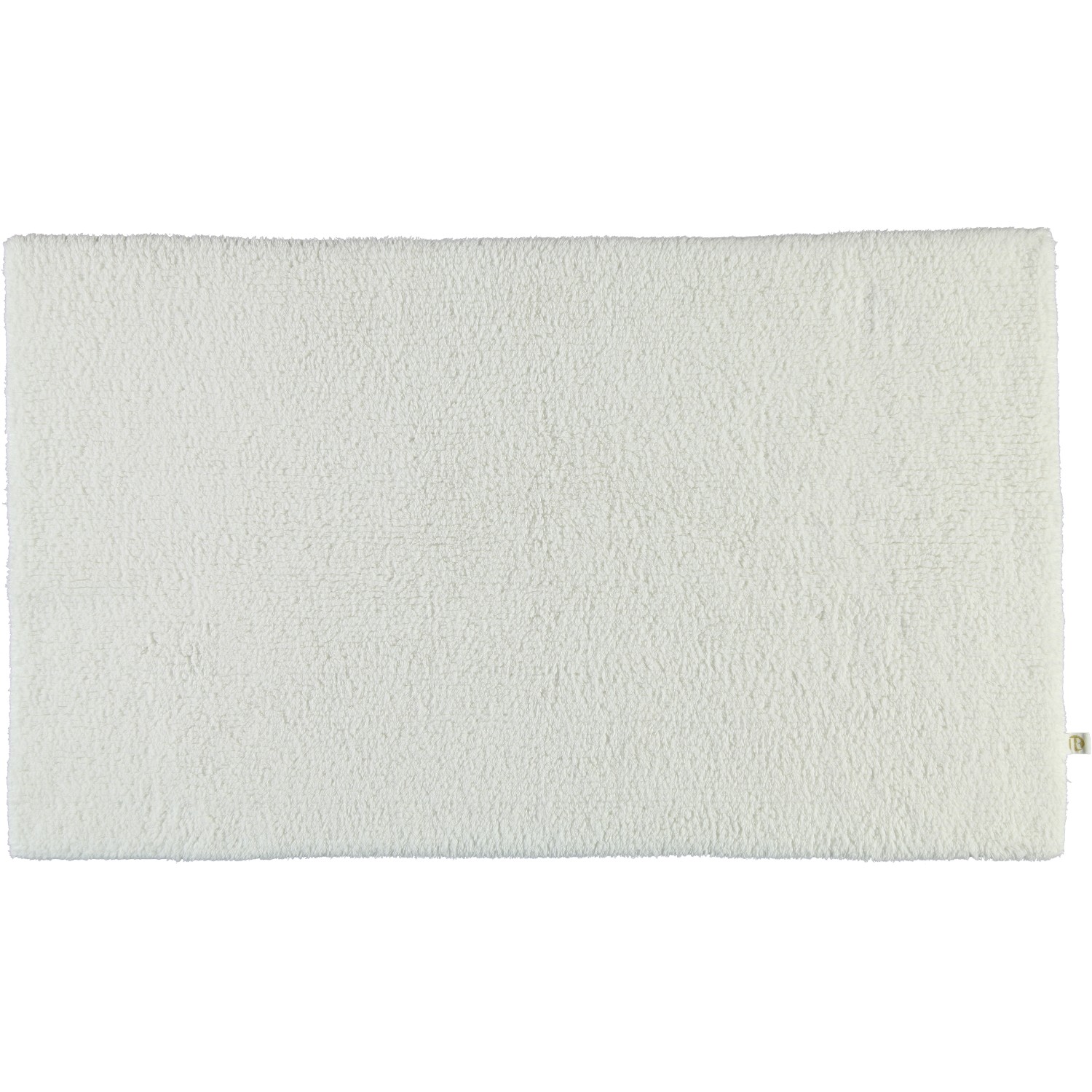 Rhomtuft - Badteppich Pur - Farbe: weiss - 01 - 60x100 cm
