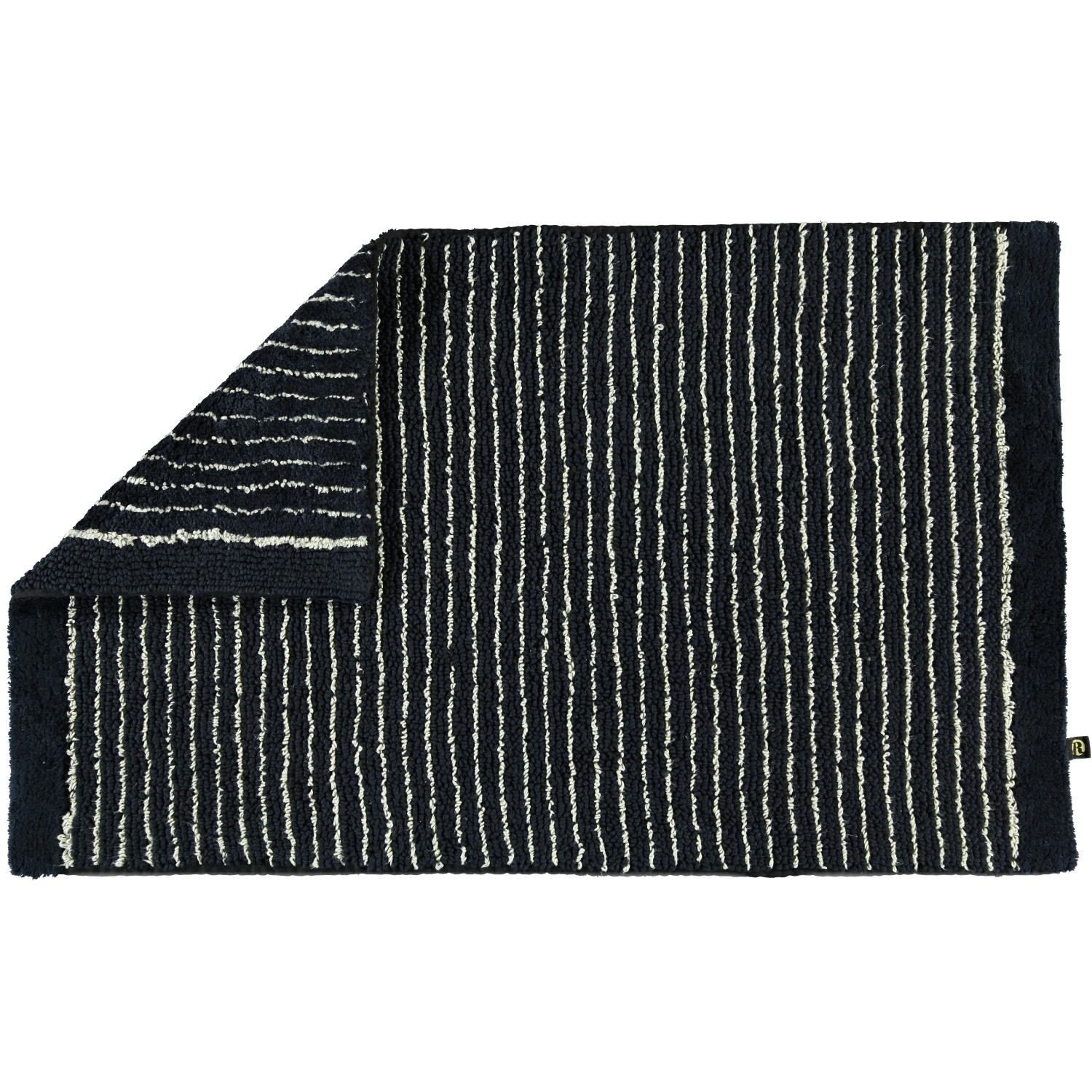 Rhomtuft RHOMTUFT Badteppiche Lin schwarz-natur - 1160