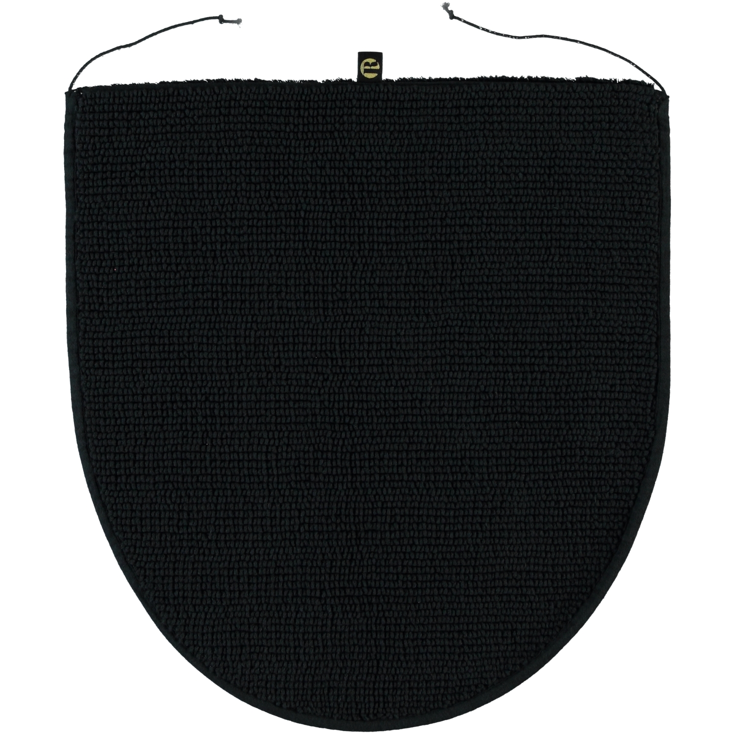 Rhomtuft - Badteppiche Prestige - Farbe: schwarz - 15 - Deckelbezug 45x50 cm