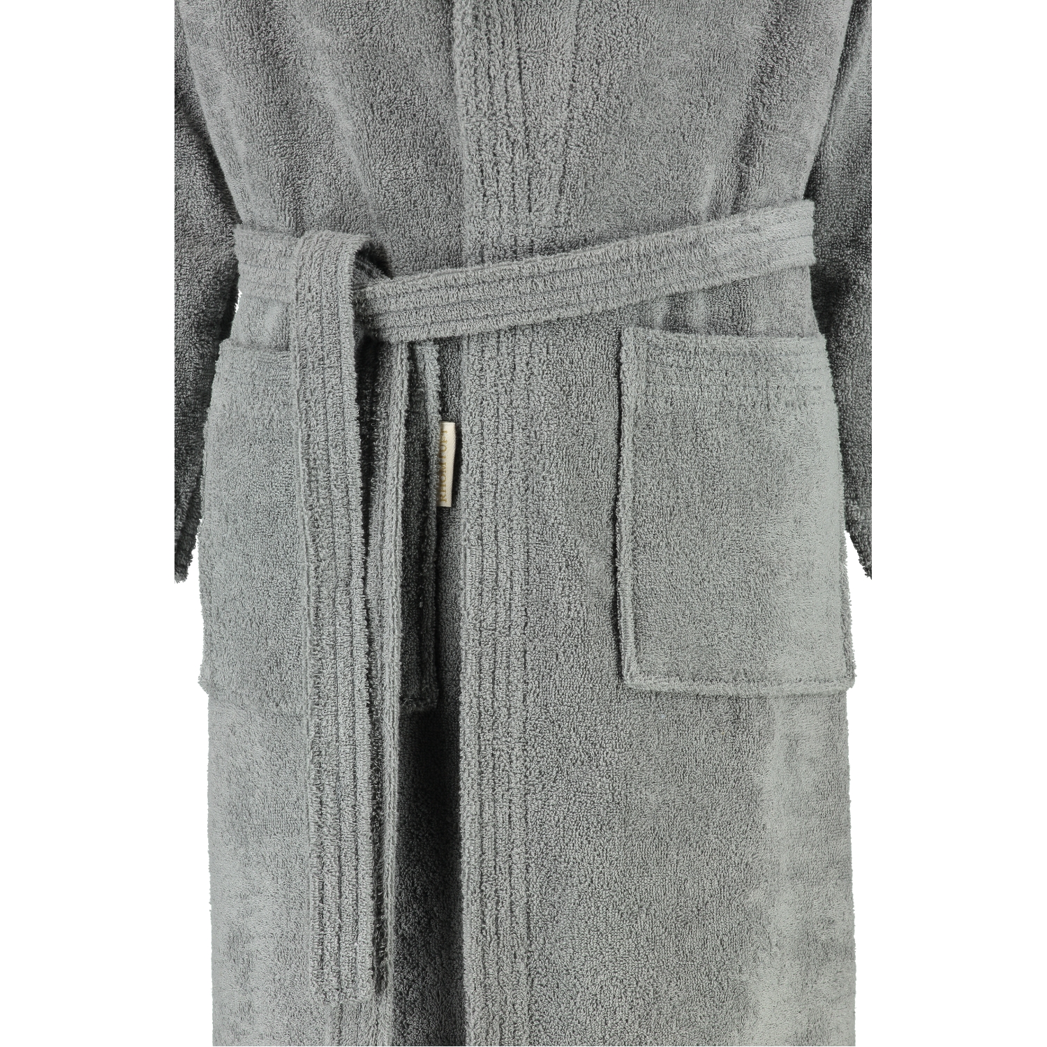 Rhomtuft RHOMTUFT Bademäntel unisex Schalkragen Sir & Lady kiesel - 85