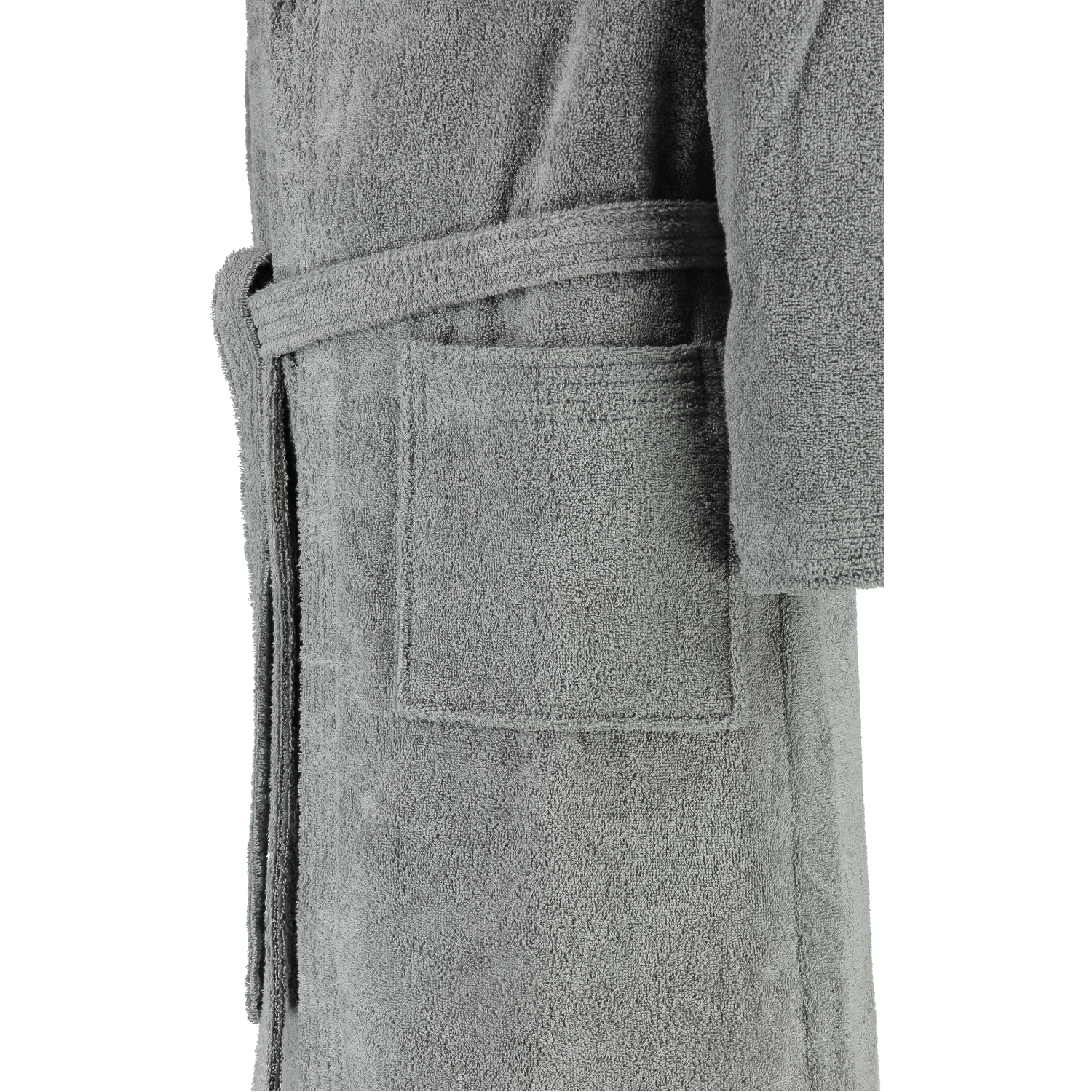 Rhomtuft RHOMTUFT Bademäntel unisex Schalkragen Sir & Lady kiesel - 85