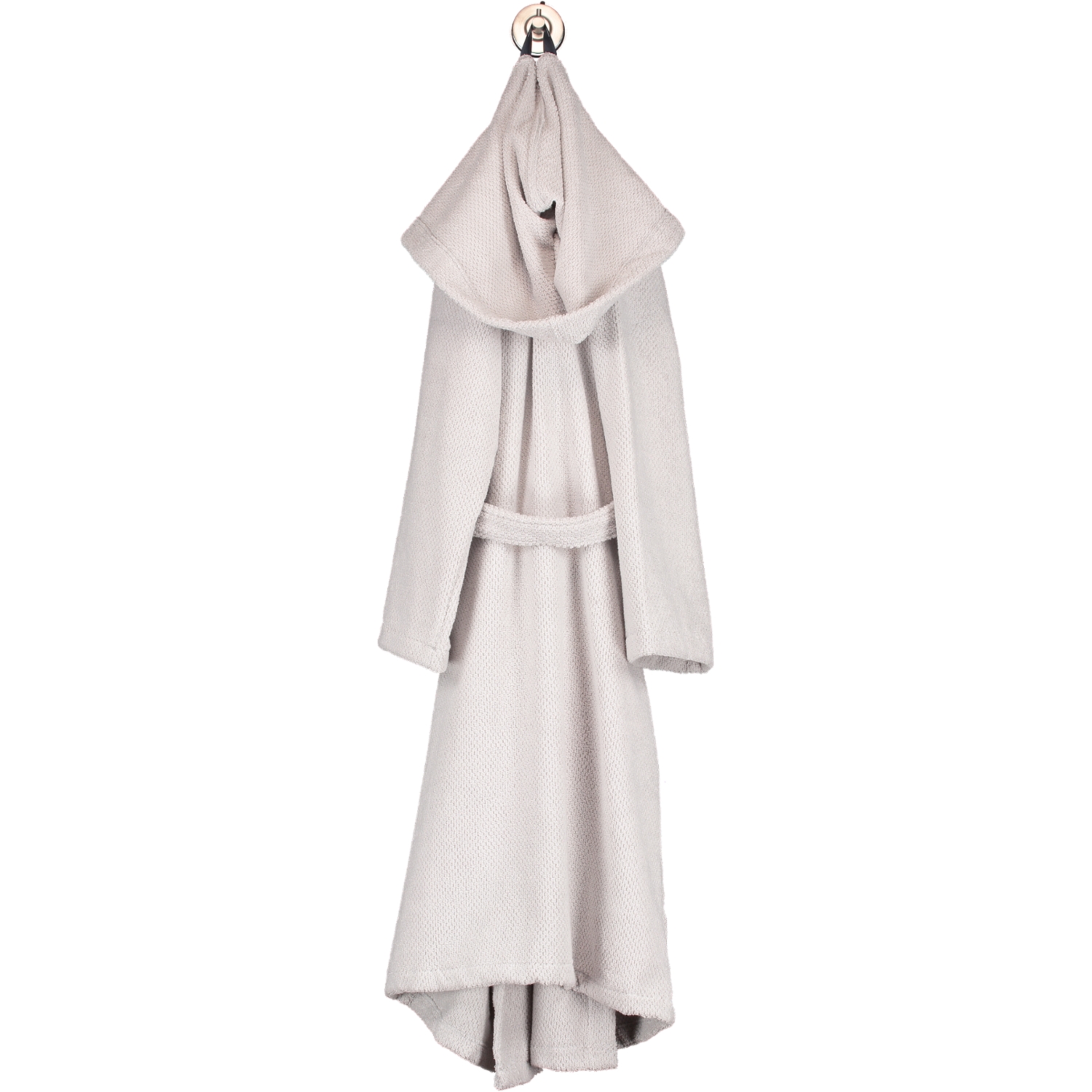 Rhomtuft - Bademantel Baronesse unisex - Farbe: perlgrau - 11 - L