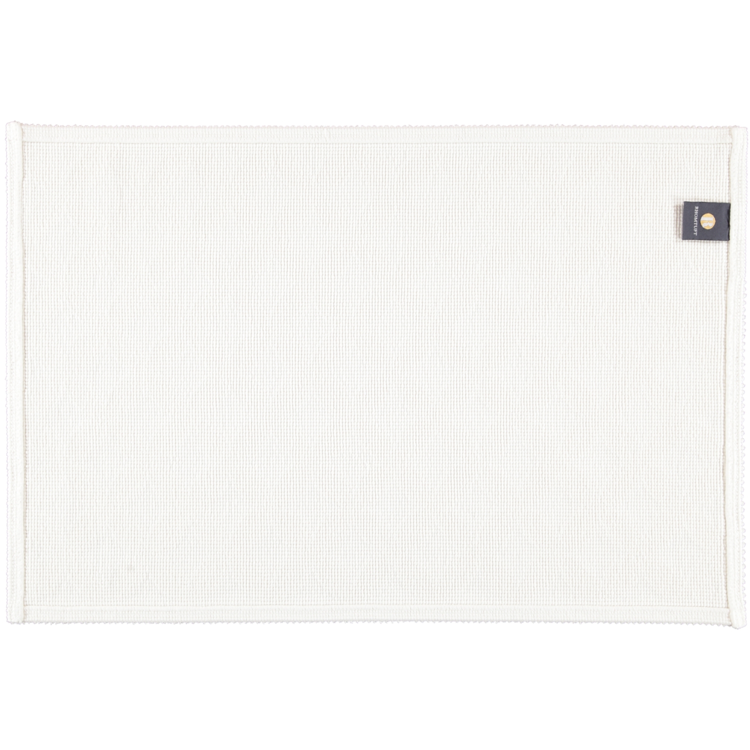 Rhomtuft - Badematte Seaside - Farbe: weiß - 01 - 60x90 cm