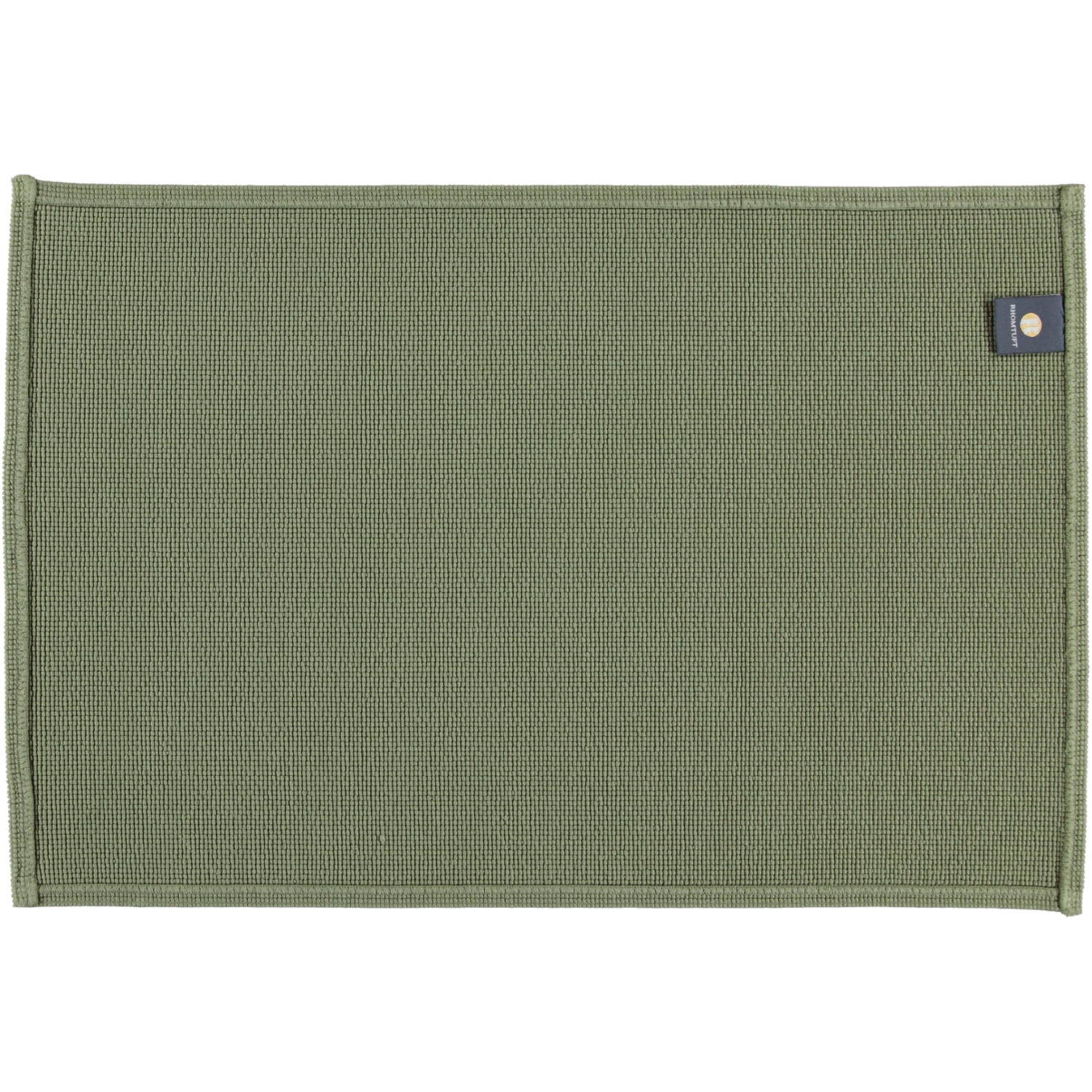 Rhomtuft - Badematte Plain - Farbe: olive - 404 - 60x90 cm