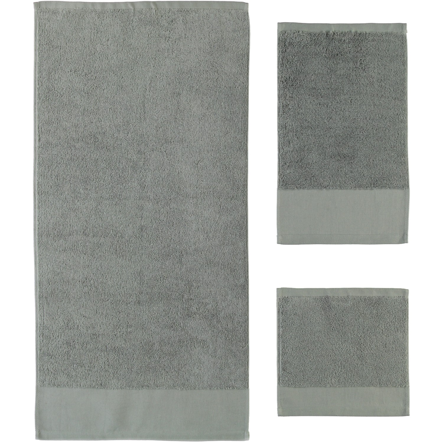 Rhomtuft RHOMTUFT Handtücher Comtesse kiesel - 85
