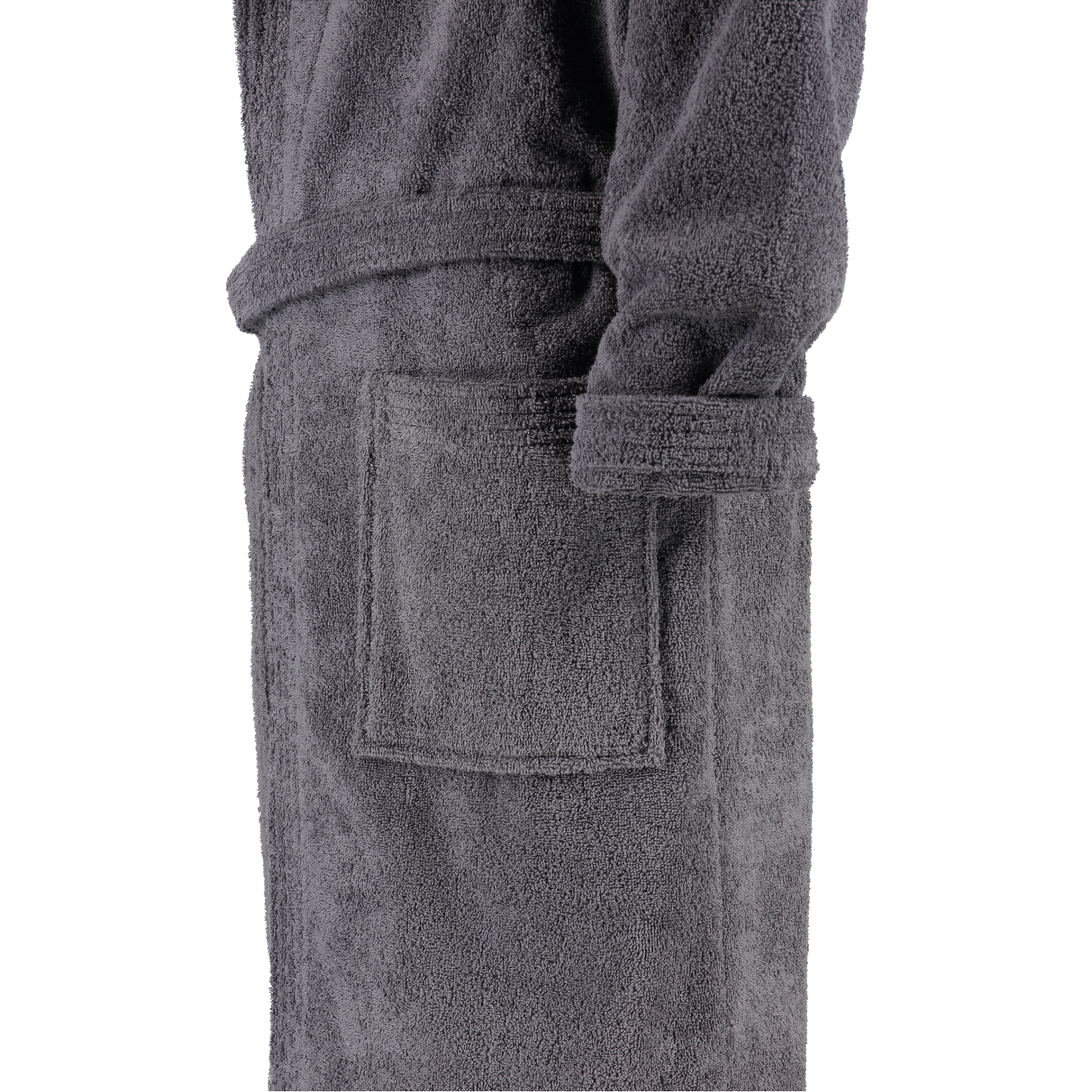 Rhomtuft RHOMTUFT Bademäntel unisex Schalkragen Sir & Lady zinn - 02