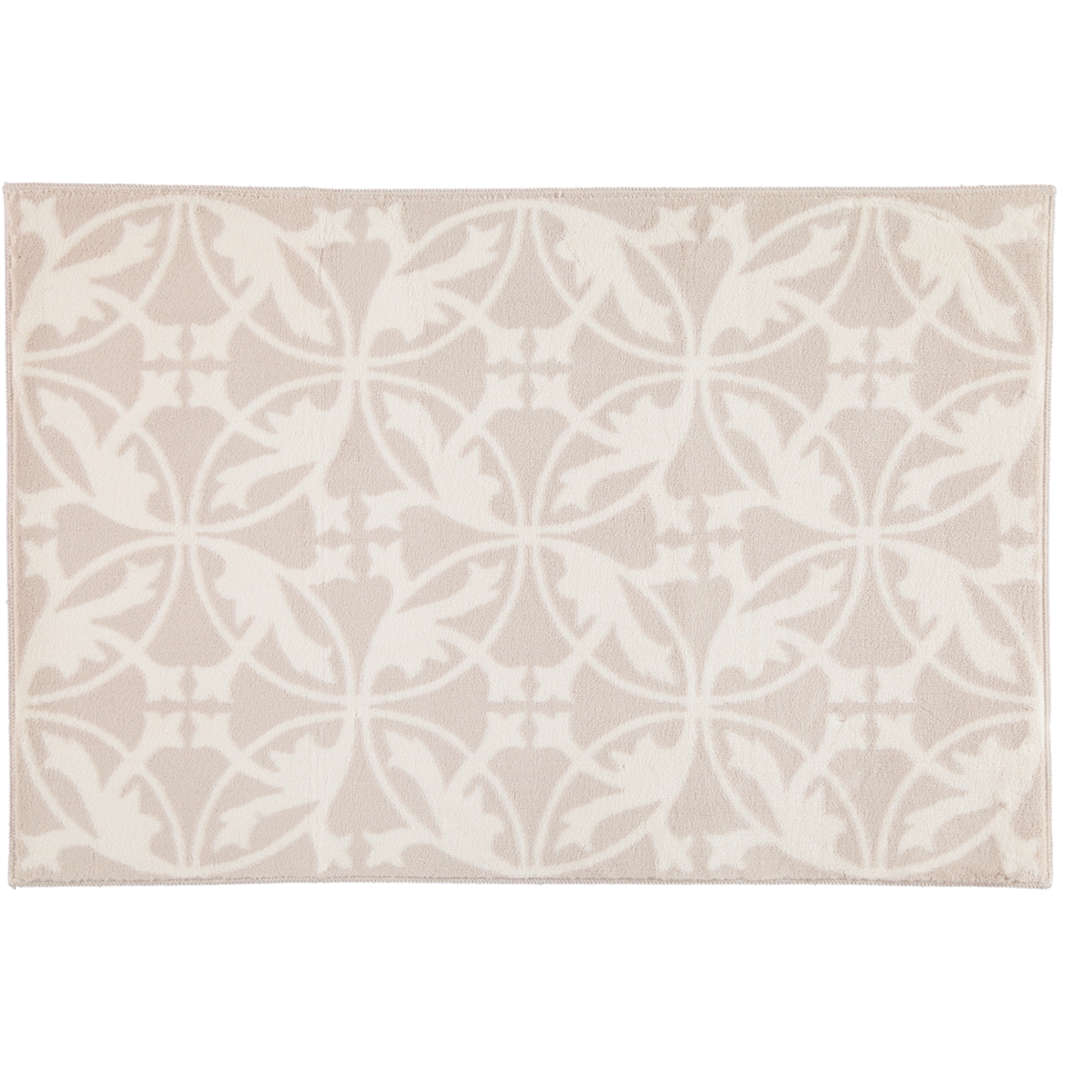 Rhomtuft - Badematte Mauro - Farbe: natur/weiß - 830 - 60x90 cm