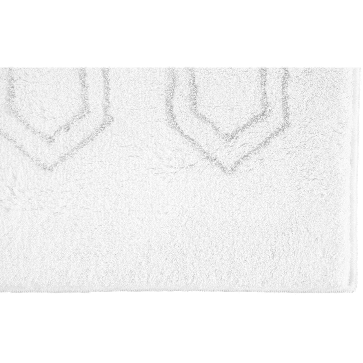 Rhomtuft RHOMY home Badteppiche Elegance weiß-silberlurex - 151