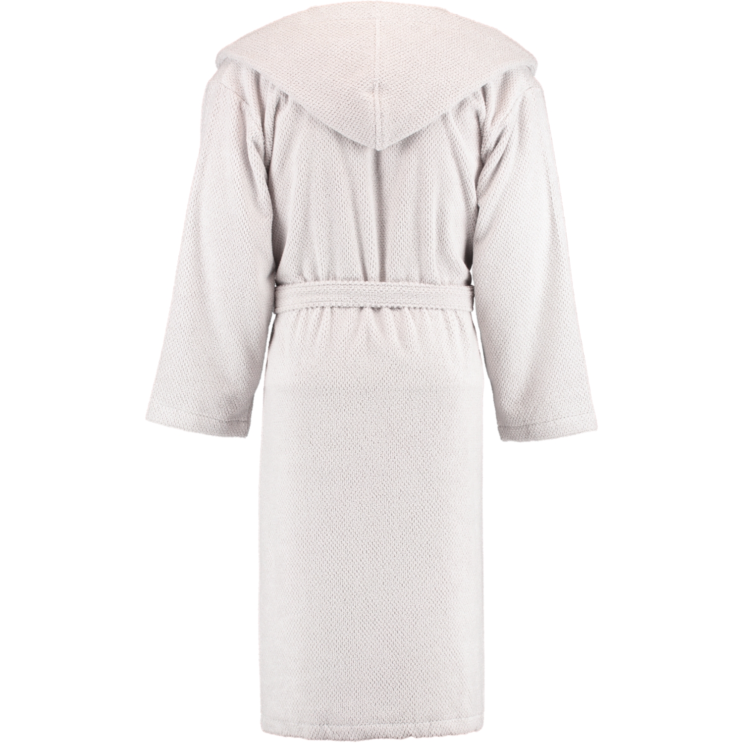 Rhomtuft - Bademantel Baronesse unisex - Farbe: perlgrau - 11 - L
