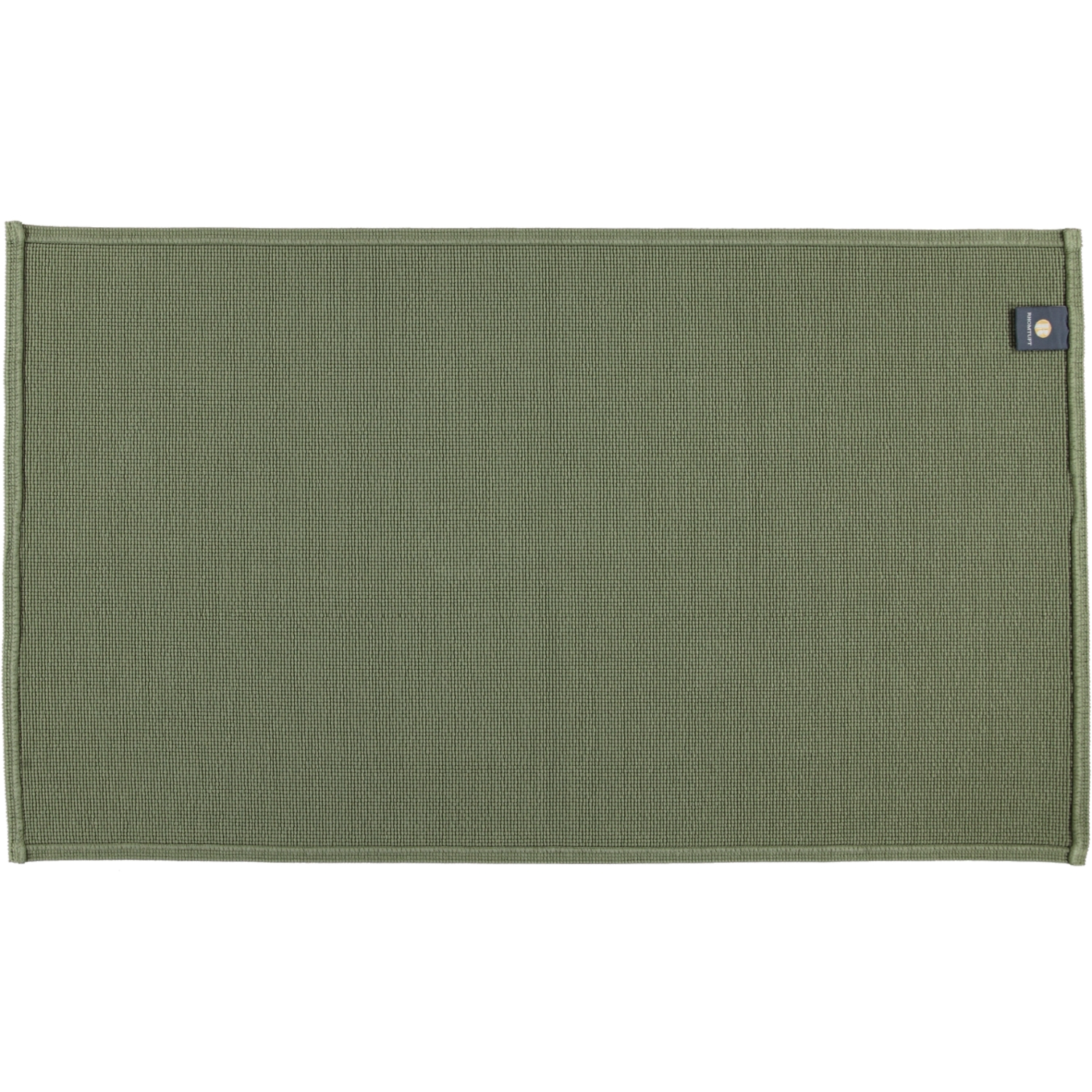 Rhomtuft - Badematte Plain - Farbe: olive - 404 - 70x120 cm