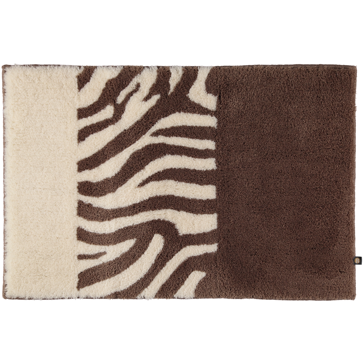 Rhomtuft RHOMTUFT Badteppiche Zebra taupe-natur-jasmin - 1400