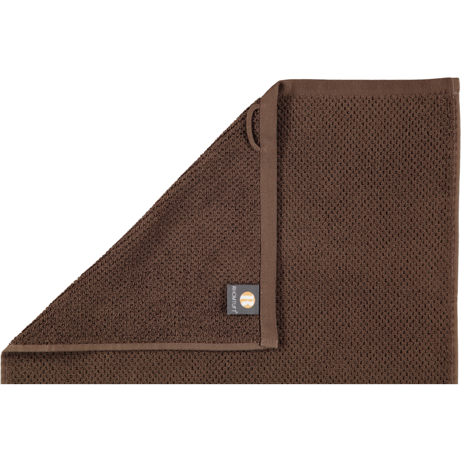 Rhomtuft - Handtücher Baronesse - Farbe: mocca - 406 - Seiflappen 30x30 cm
