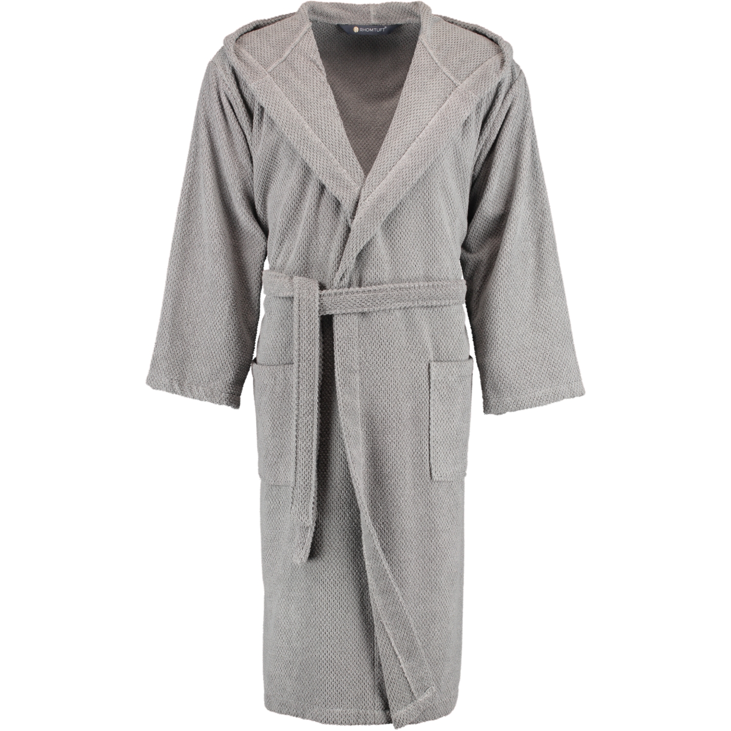 Rhomtuft - Bademantel Baronesse unisex - Farbe: kiesel - 85 - L