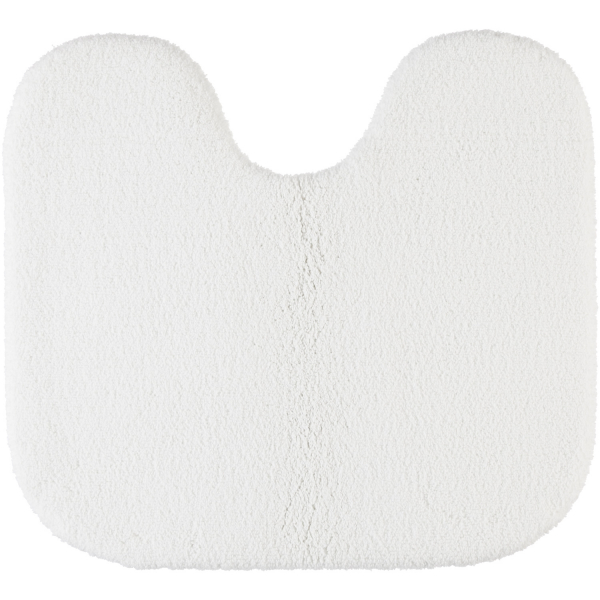 Rhomtuft - Badteppiche Aspect - Farbe: weiss - 01 Toilettenvorlage mit Ausschnitt 55x60 cm